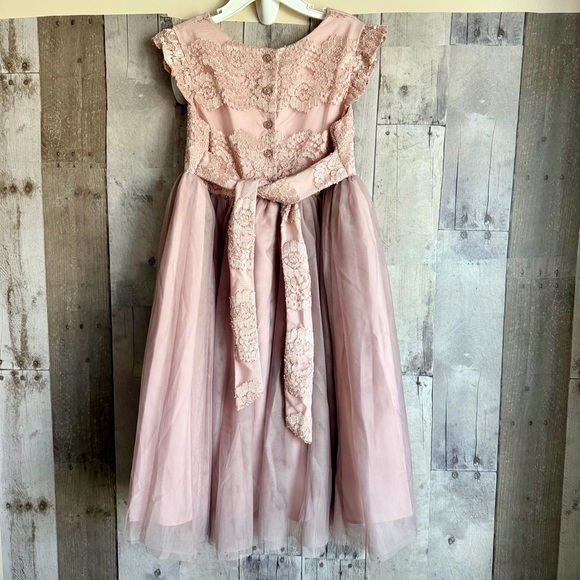 Tevolio Dusty Rose Pink Floral Dress - Picture 2 of 7